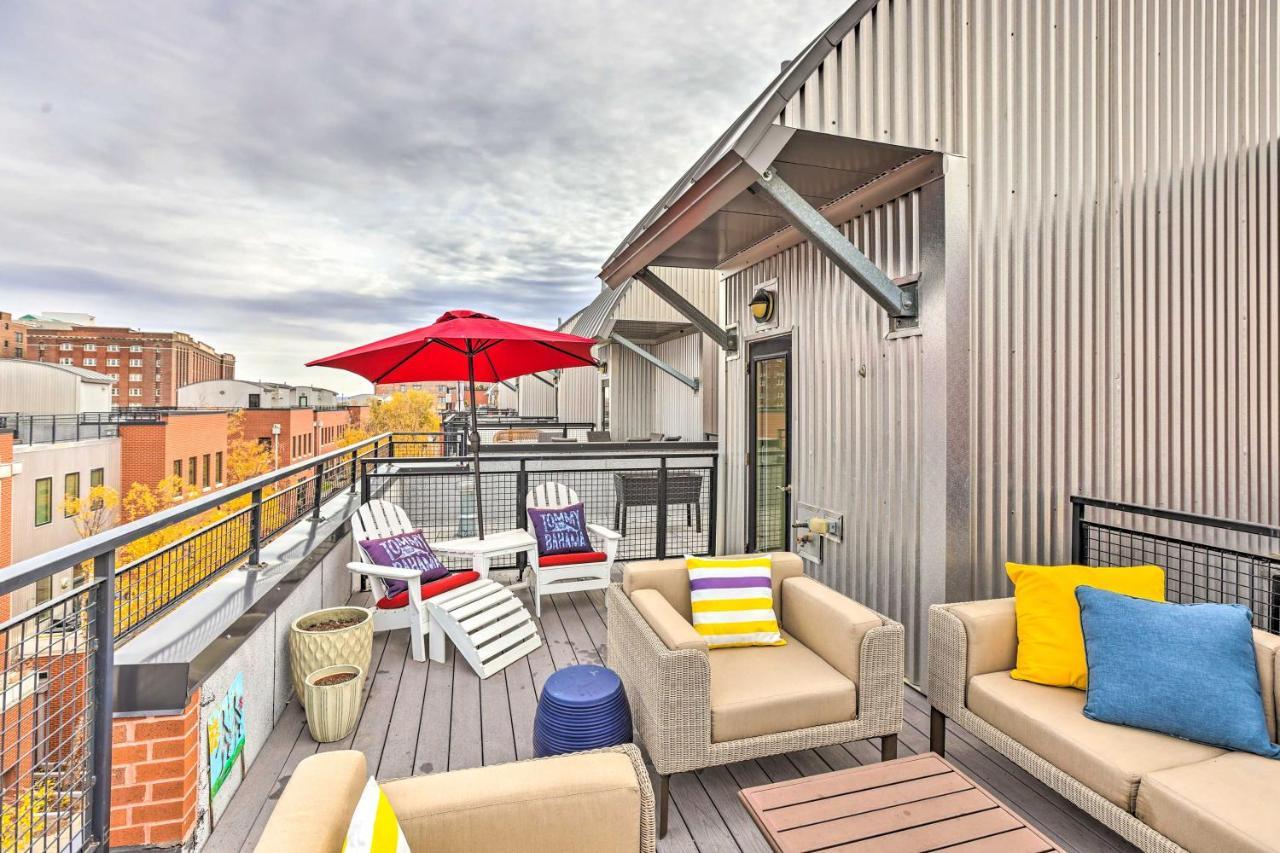 Downtown Condo With Rooftop Patio And City Views! Omaha Exterior foto